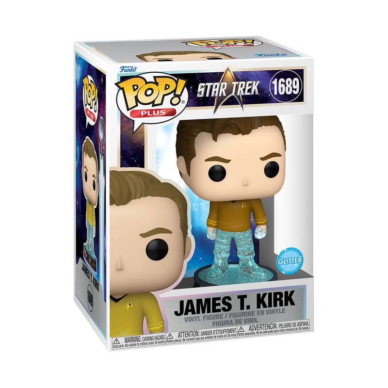 Star Trek Transporter POP! Plus Movies Vinyl Figur Kirk 9 cm 