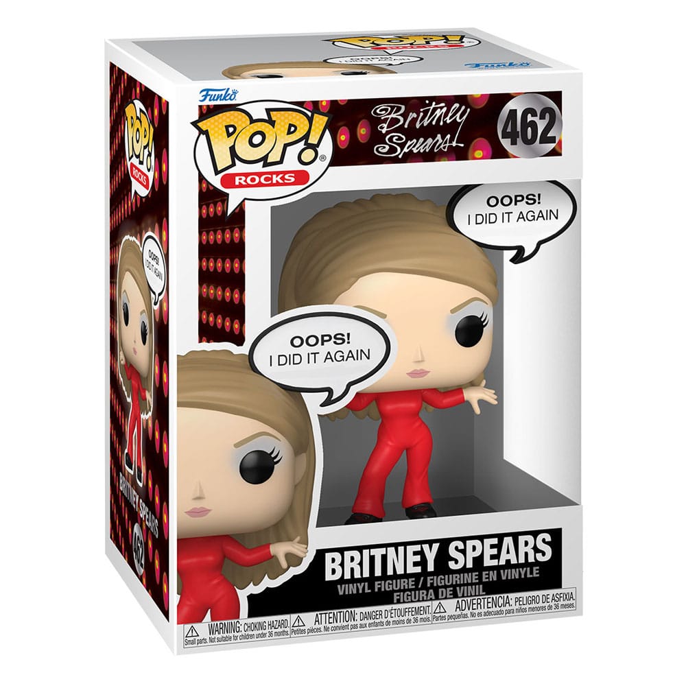 Britney Spears POP! Rocks Vinyl Figur Oops, I Did it Again 9 cm