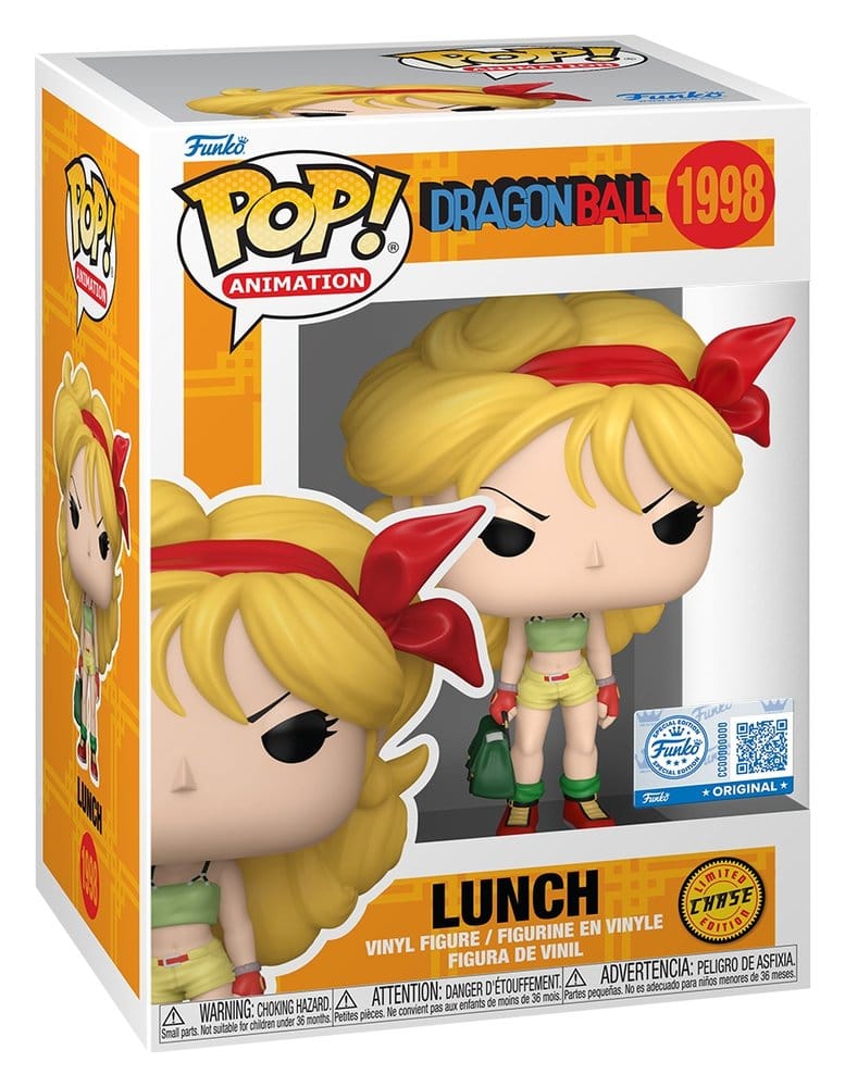 Dragon Ball POP! Animation Vinyl Figur Lunch with Chase 9 cm Sortiment (6)