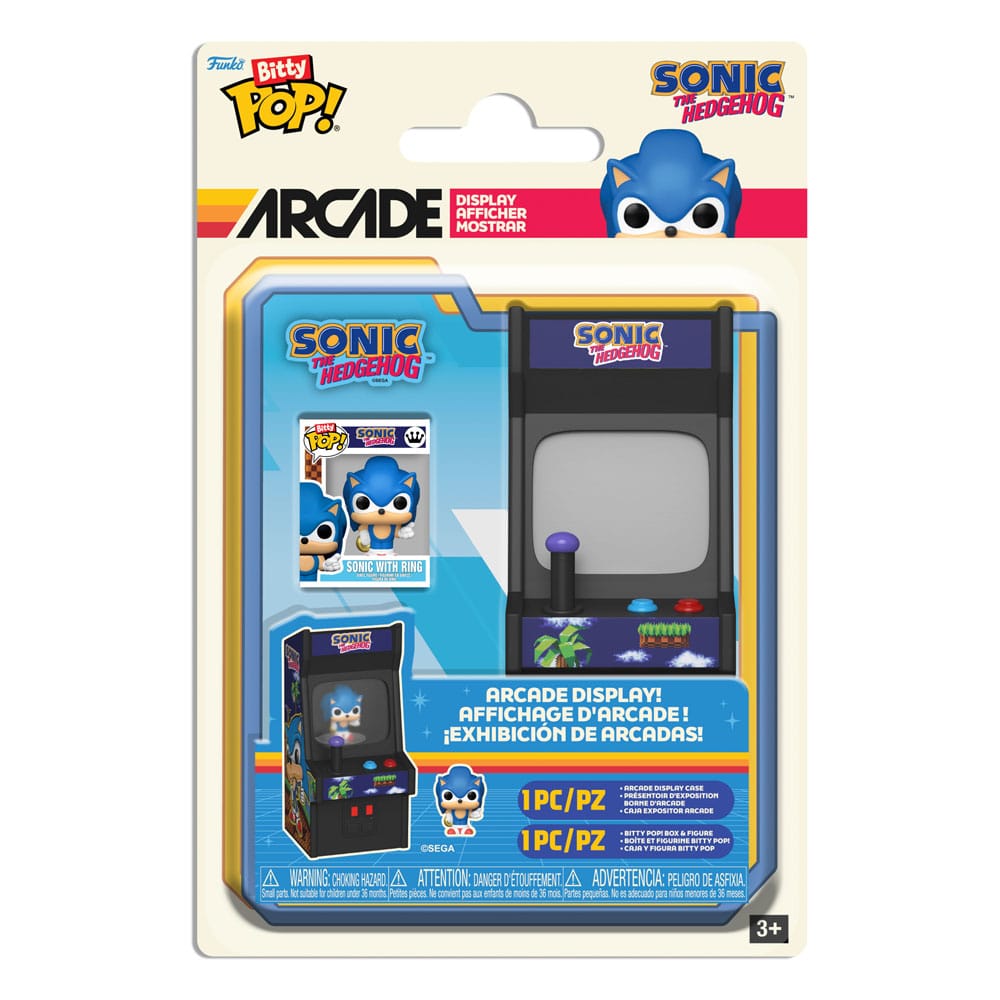 NFF Bitty POP! Arcade Claw Vinyl Figur Sonic 