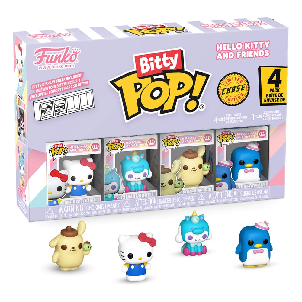 Hello Kitty and Friends Bitty POP! Vinyl Figuren 4er-Pack Series 1 2 cm