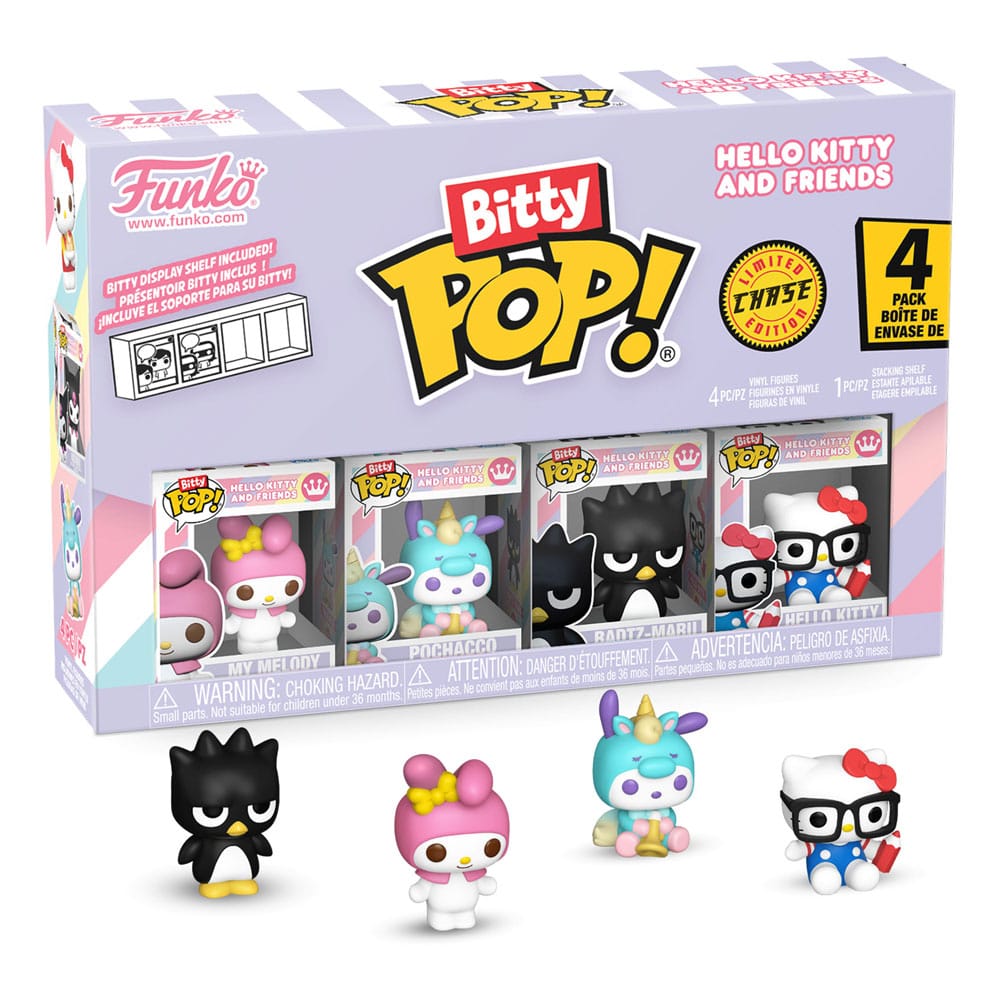Hello Kitty and Friends Bitty POP! Vinyl Figuren 4er-Pack Series 4 2 cm