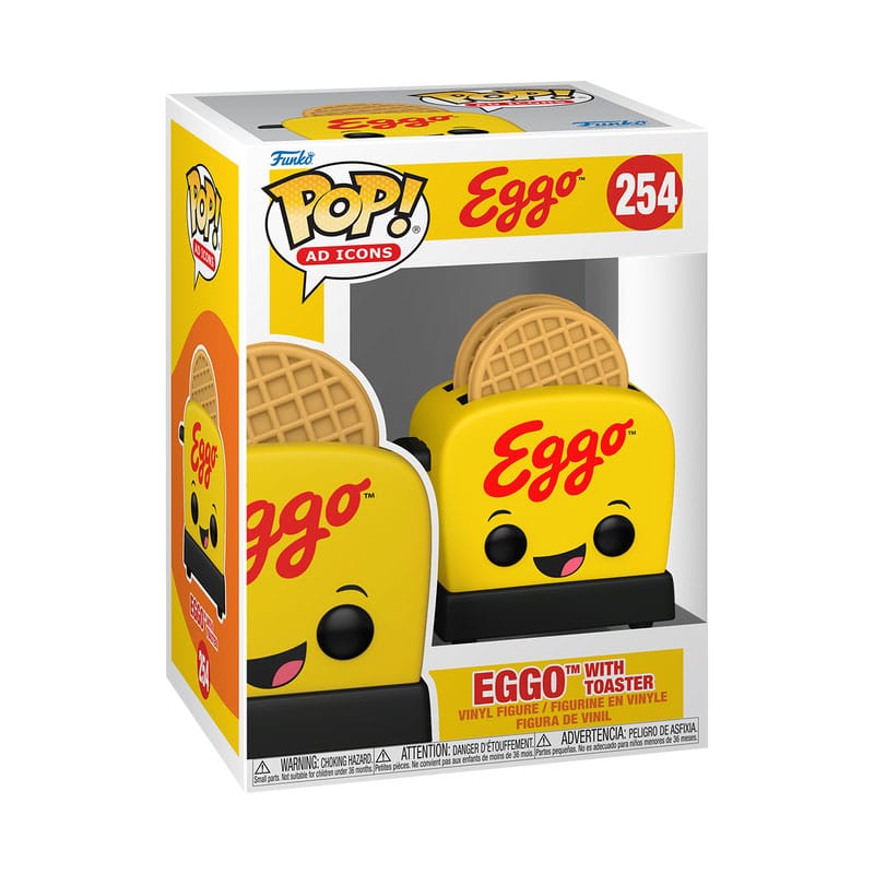 Kellogg's POP! Ad Icons Vinyl Figur Eggo w/ Toaster 9 cm