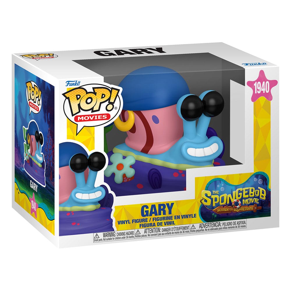 SpongeBob Schwammkopf POP! Vinyl Figur Gary (Pirate) 9 cm