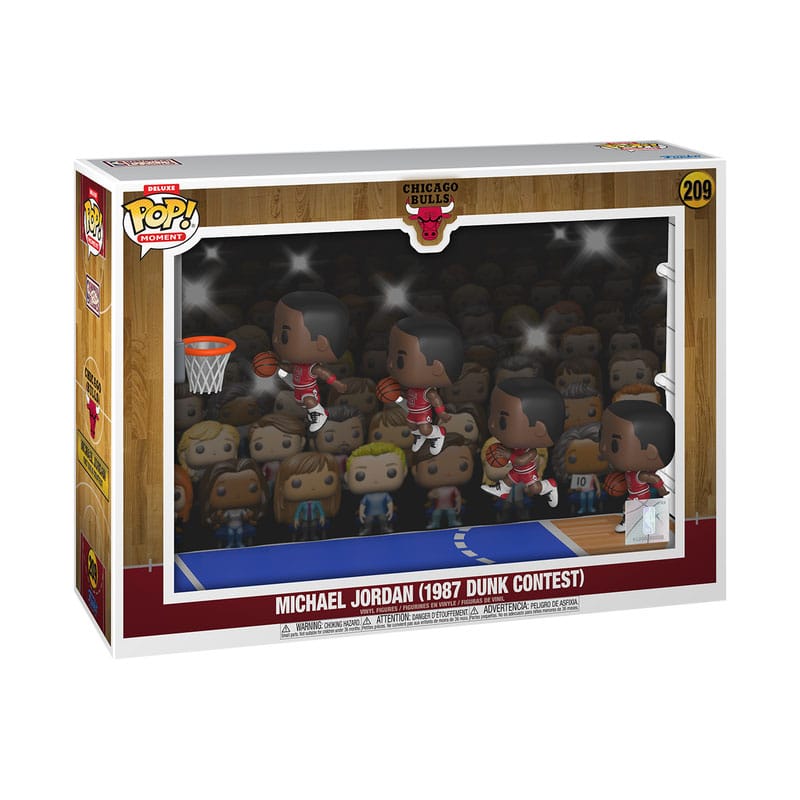 NBA POP Moments Deluxe Vinyl Figuren Bulls-MJ('87 Dunk Contest) 9 cm 