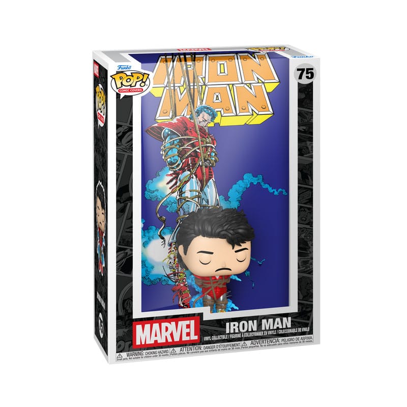 Marvel POP! Comic Cover Vinyl Figur IronMan'68 9 cm 