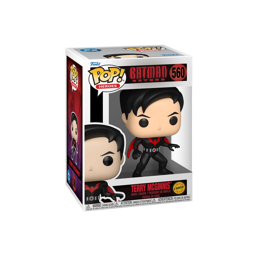 Batman Beyond POP! Vinyl Figur Terry McGuinnes w/CH 9 cm Sortiment (6)