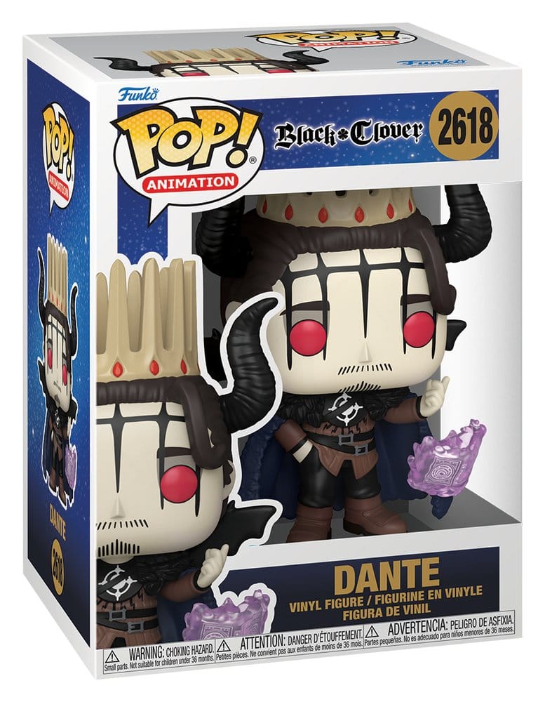 Black Clover POP! Animation Vinyl Figur Dante 9 cm