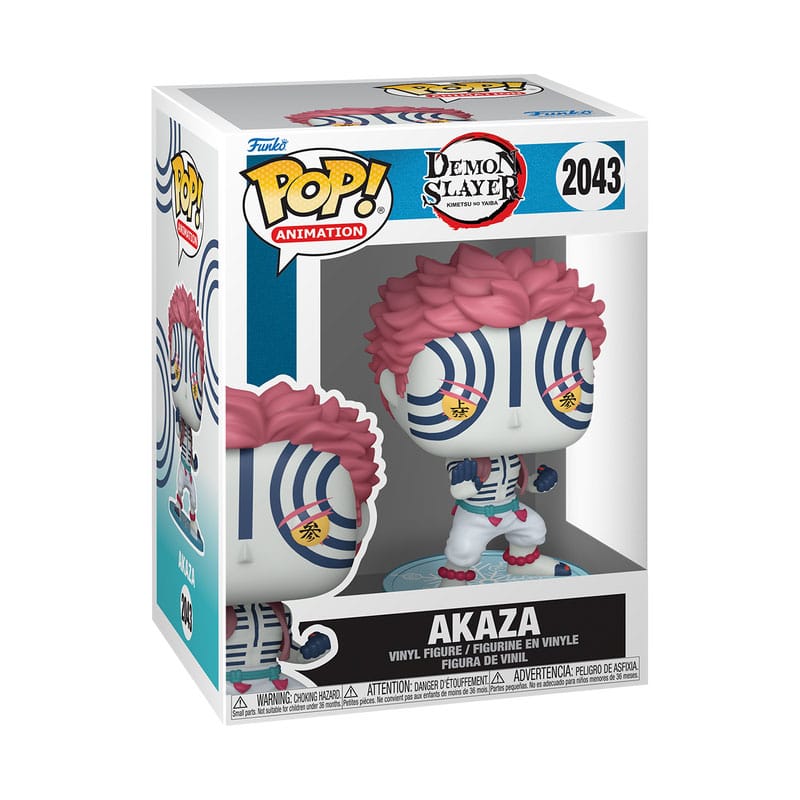 Demon Slayer: Kimetsu no Yaiba POP! Animation Vinyl Figur Akaza 9 cm