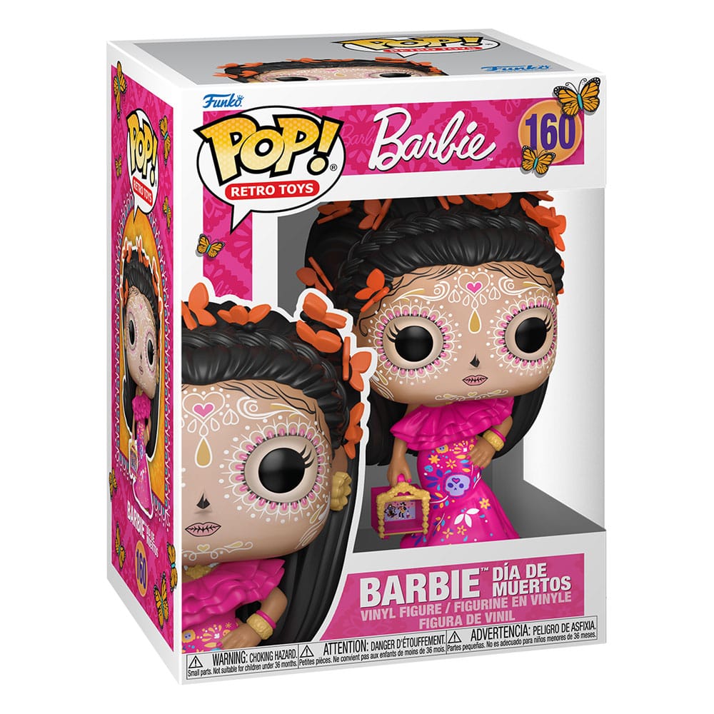Barbie POP! Retro Toys Vinyl Figur Barbie Dia de los Muertos 9 cm