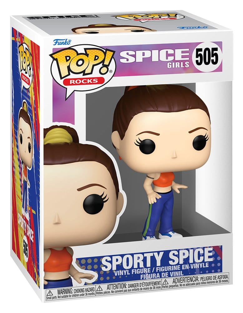 Spice Girls POP! Rocks Vinyl Figur Sporty Spice 9 cm