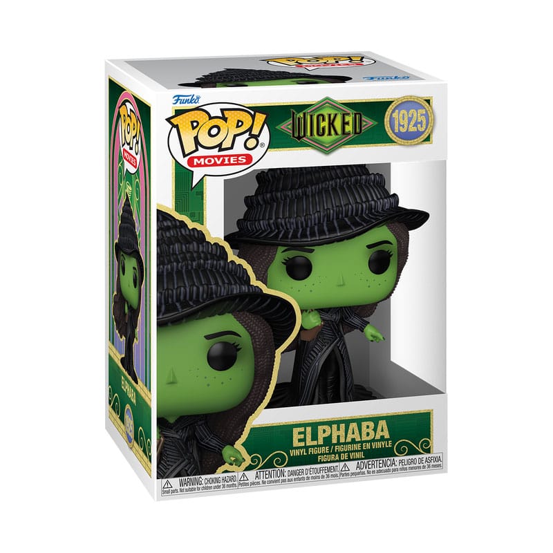 Wicked POP! Vinyl Figur Elphaba with Grimmerie 9 cm 