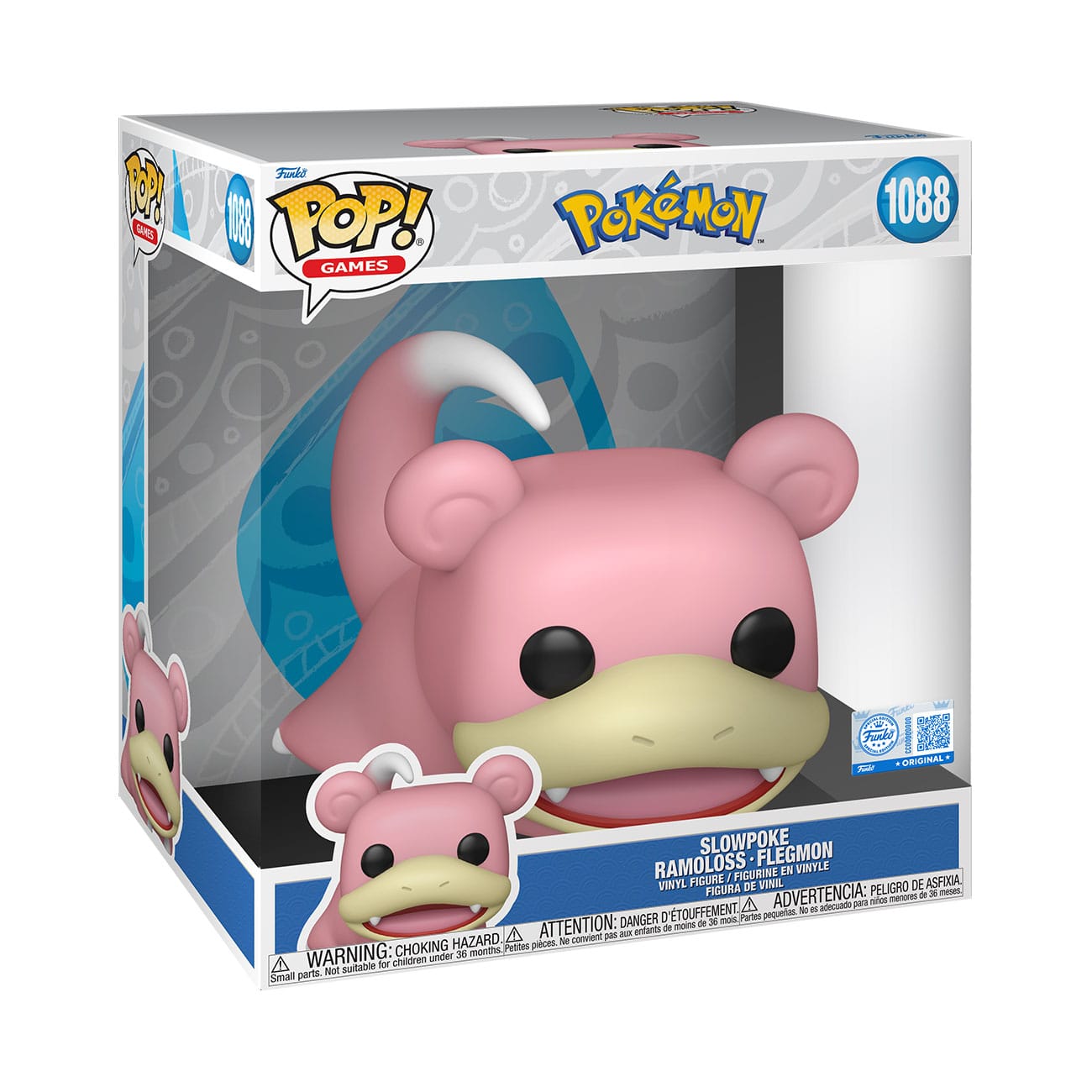 Pokemon Super Sized Jumbo POP! Vinyl Figur Slowpoke 25 cm 