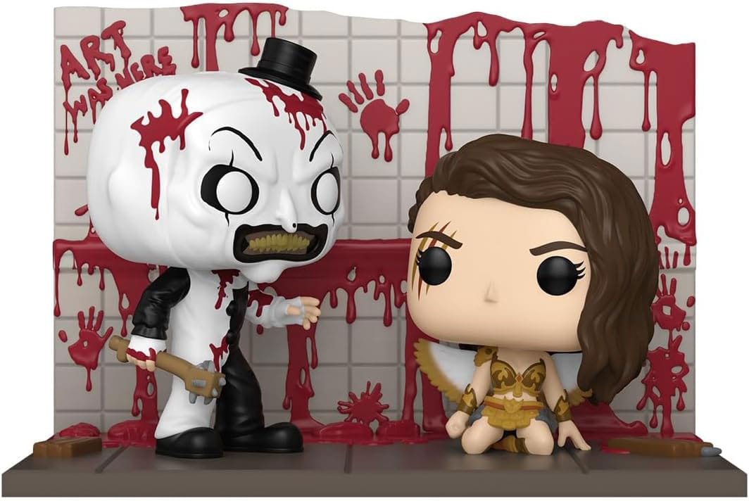 Terrifier 2 POP Moments Vinyl Figuren Art vs Sienna 9 cm 