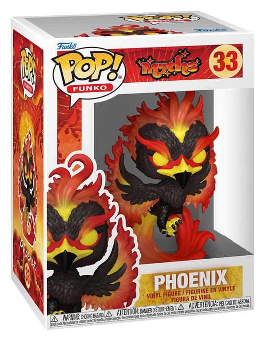 Funko-Legacy POP! Myths Vinyl Figuren Phoenix w/Chase 9 cm Sortiment (6)
