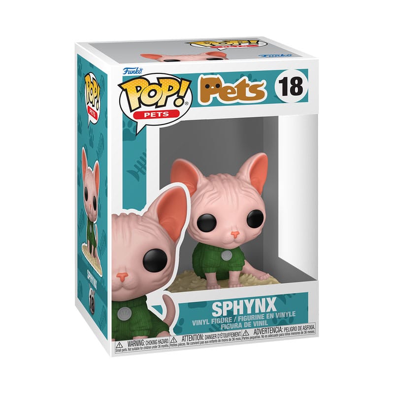 Funko-Legacy POP! Pets Vinyl Figur Sphinx Cat 9 cm