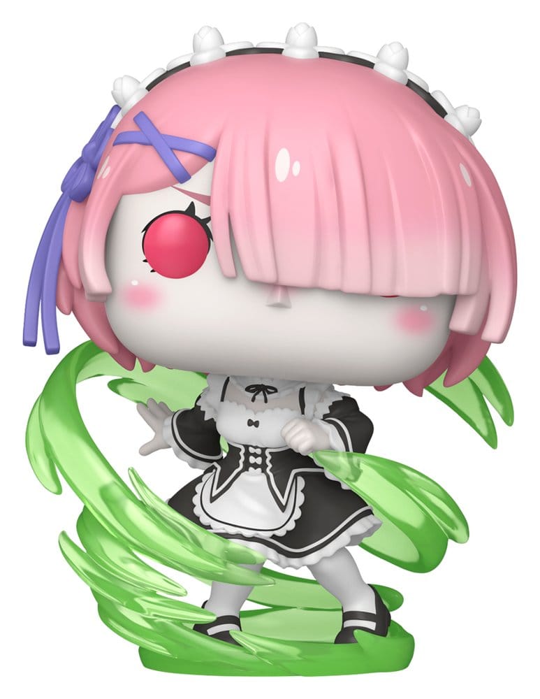 Re:Zero POP! Plus Vinyl Figur Ram (Wind Magic) (Glow) Exclusive 9 cm