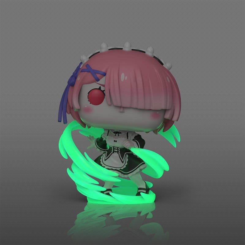 Re:Zero POP! Plus Vinyl Figur Ram (Wind Magic) (Glow) Exclusive 9 cm