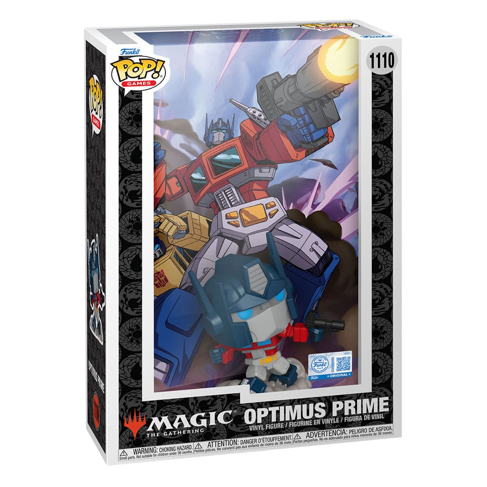 Transformers X MTG POP! Comic Covers Vinyl Figur Optimus Prime (Magic the Gathering) 9 cm