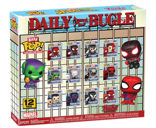 Spider-Man POP! Vinyl Figuren Multipack 2,5 cm Display (12) 