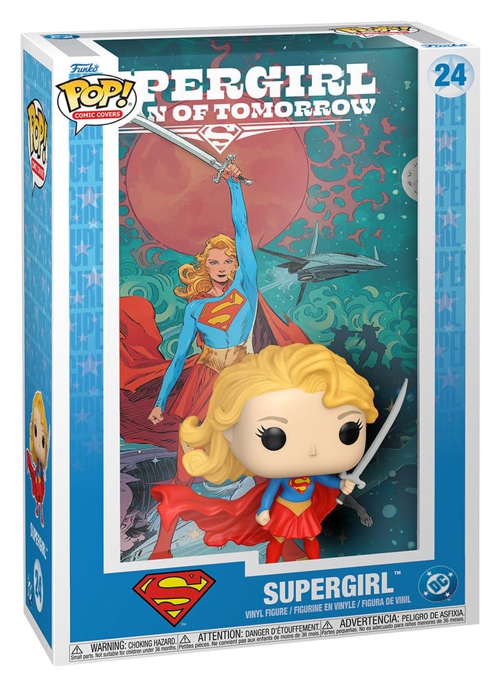 DC Comics POP! Comic Cover Vinyl Figur Supergirl 9 cm 