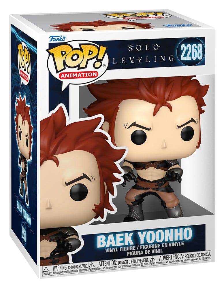 Solo Leveling POP! Animation Vinyl Figur Baek Yoonho 9 cm