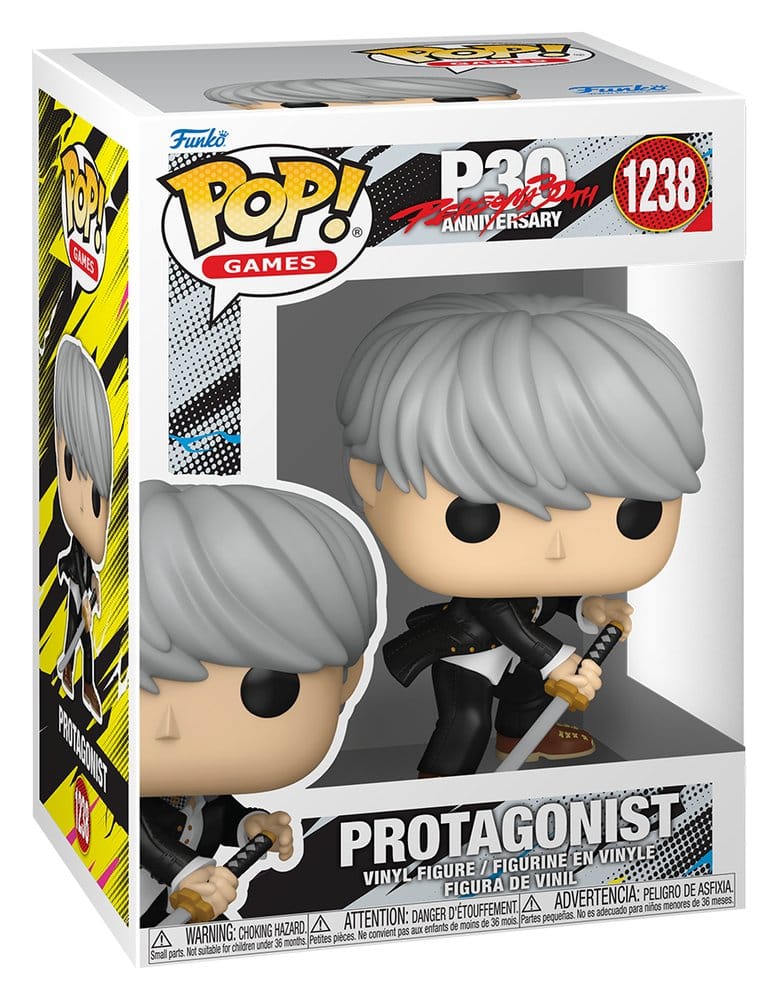 Persona 4 POP! Games Vinyl Figur Protagonist (Yu) 9 cm