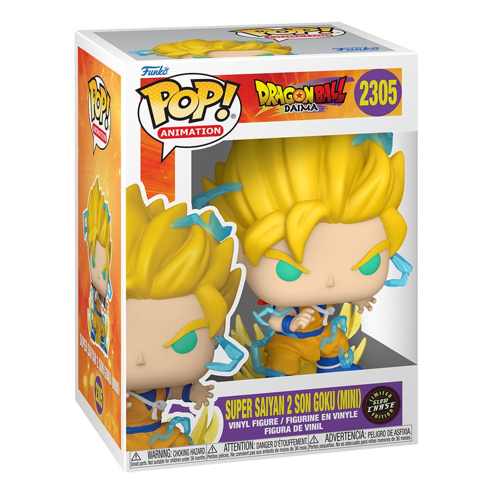 Dragon Ball Daima POP! Animation Vinyl Figur SS Son Goku w/Chase 9 cm Sortiment (6)