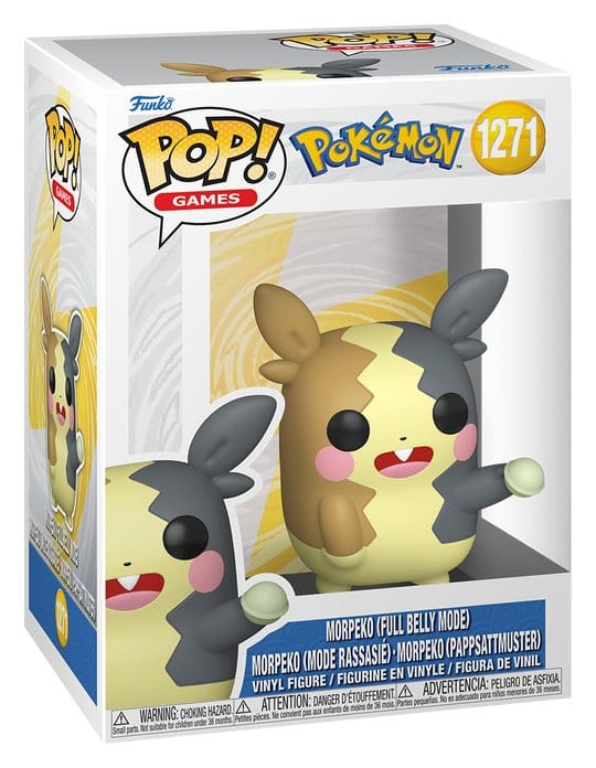 Pokémon POP! Games Vinyl Figur Morpeko(Full Belly) 9 cm
