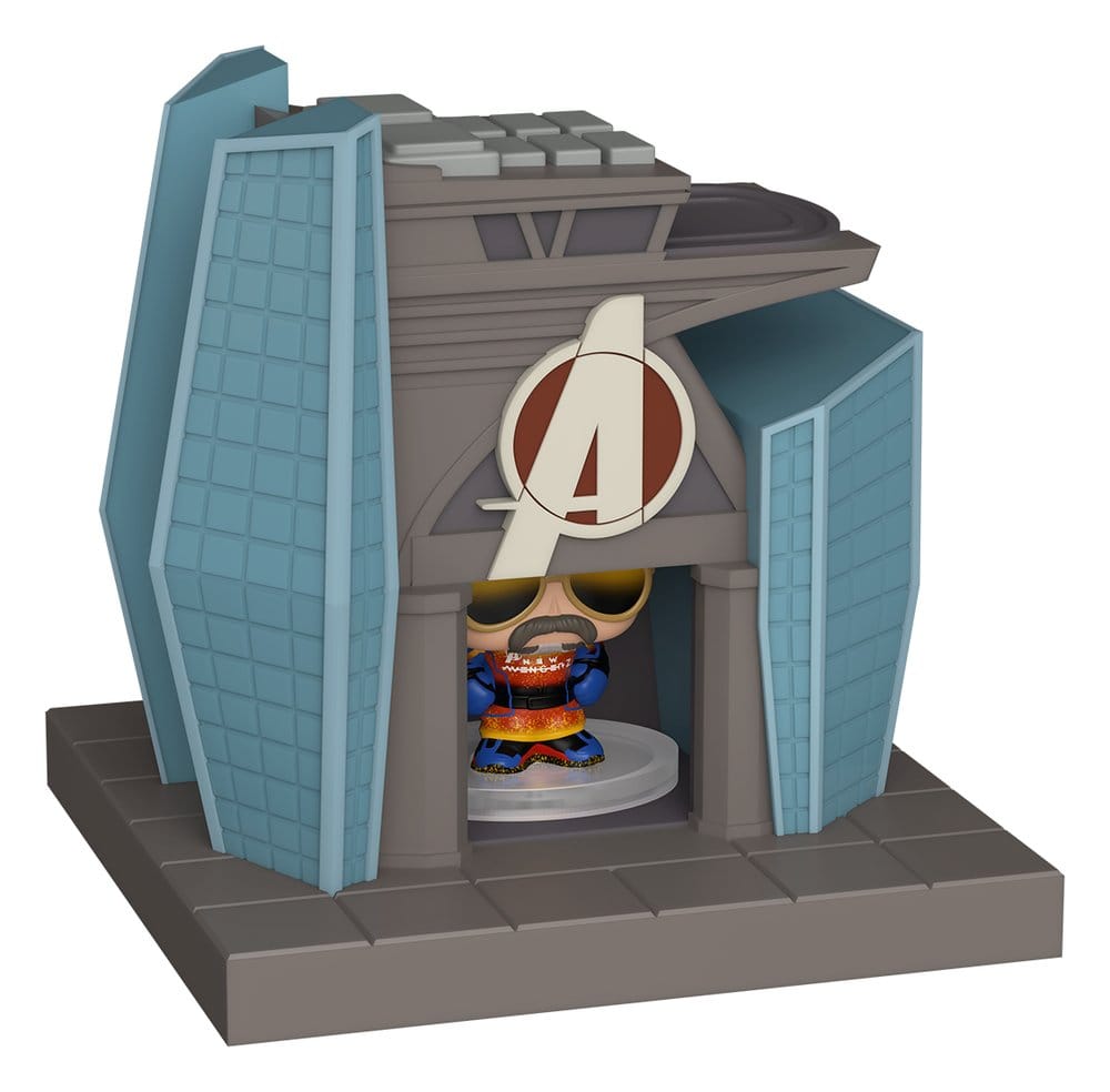 AVD Bitty POP! Towns Vinyl Figur Red Guardian and Avengers Tower 