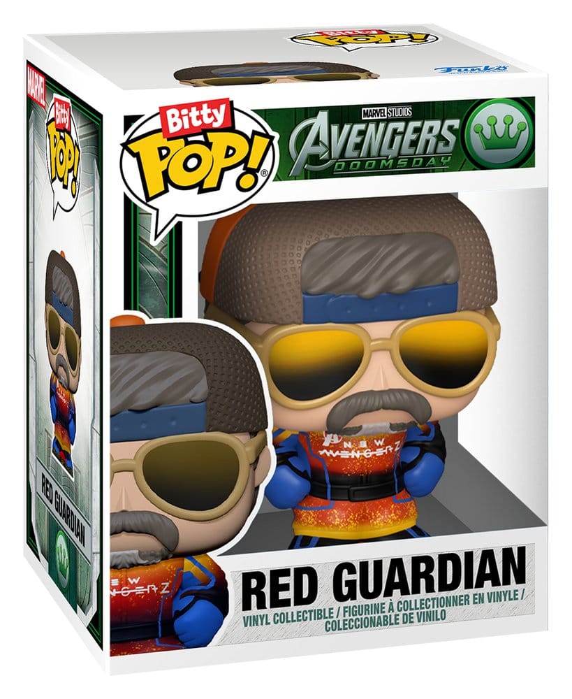 AVD Bitty POP! Towns Vinyl Figur Red Guardian and Avengers Tower 