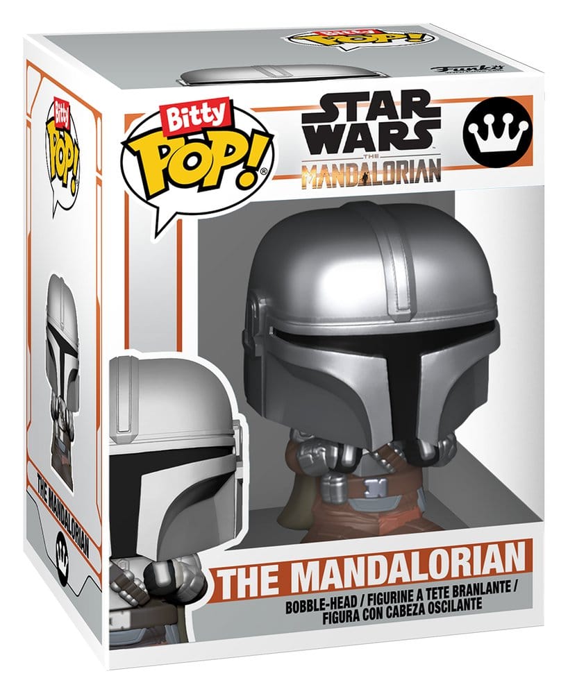 Star Wars Bitty POP! Ride Vinyl Figur N1 w/Mando 2,5 cm 