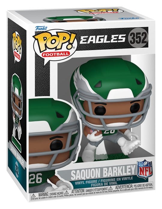 NFL POP! Vinyl Figur : Eagles- Saquon Barkley 9 cm