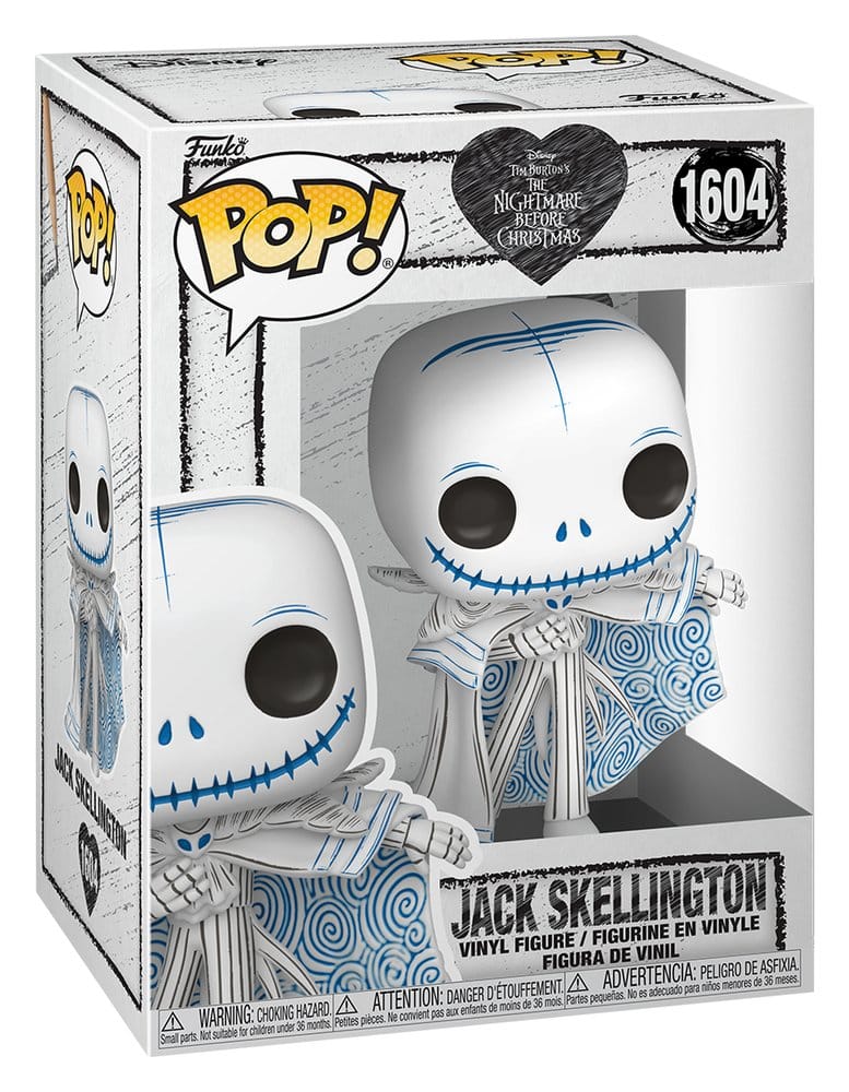 Nightmare before Christmas POP! Disney Vinyl Figur Valentine's Day 2027 Jack(Sketched) 9 cm