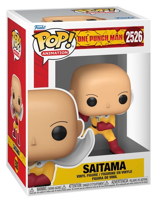 One Punch Man POP! Animation Vinyl Figur Saitama 9 cm