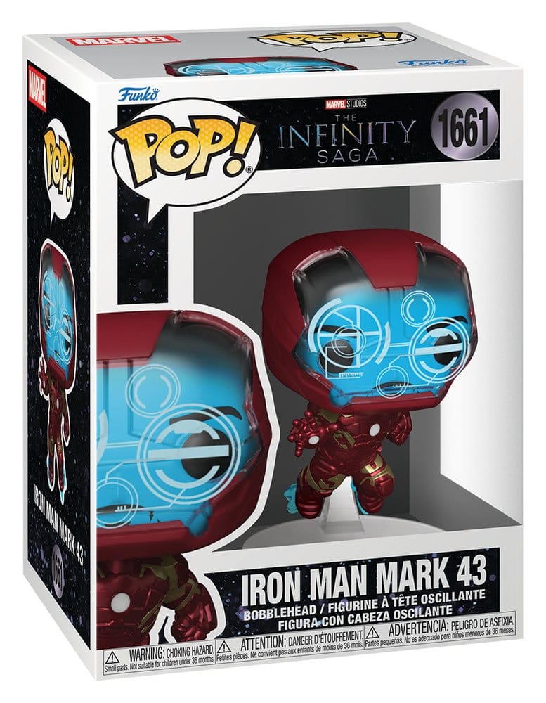 Marvel POP! Comics Vinyl Figur Iron Man 9 cm