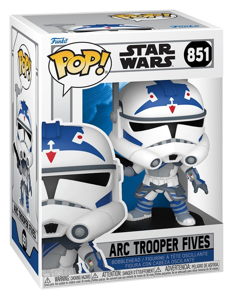 Star Wars Animation POP! Vinyl Figur Fives ARC2 9 cm