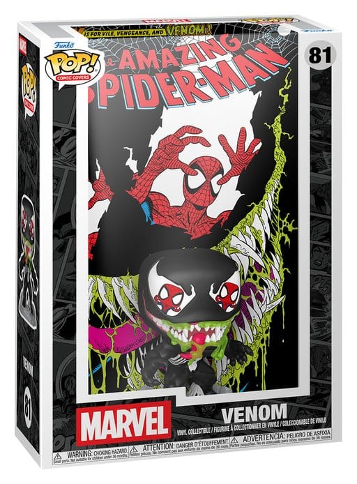 Marvel POP! Comic Covers Vinyl Figur Amazing Spider-Man #346 (Venom) 9 cm