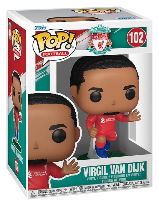 FC Liverpool POP! Football Vinyl Figur Virgil Van Dijk 9 cm