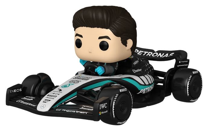 Formel 1 POP! Rides Super Deluxe Vinyl Figur Mercedes Benz - George Russell 15 cm