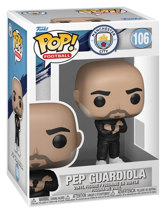 Manchester City POP! Football Vinyl Figur Pep Guardiola 9 cm