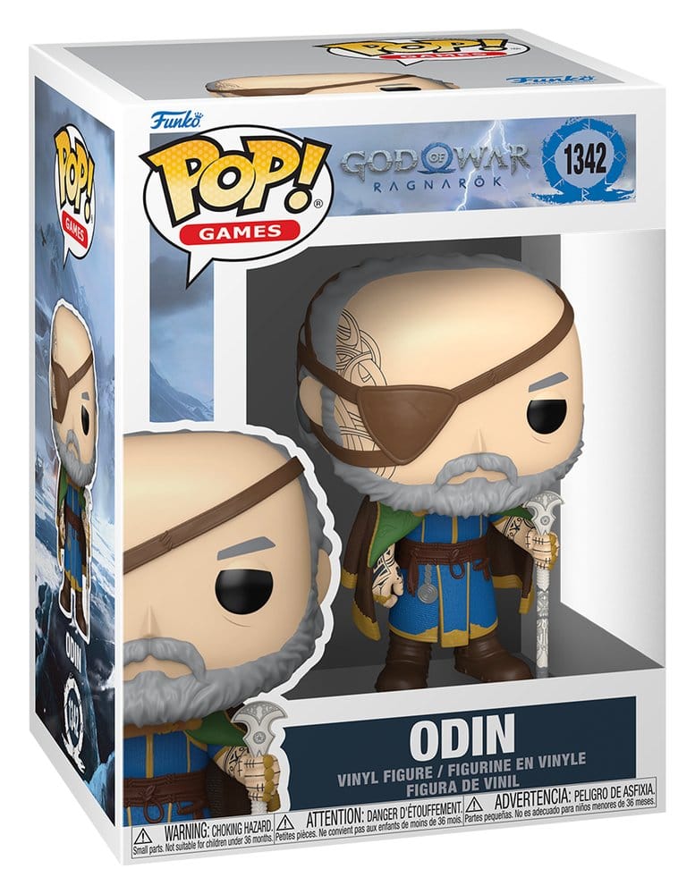 God of War Ragnarök POP! Games Vinyl Figur Odin 9 cm 