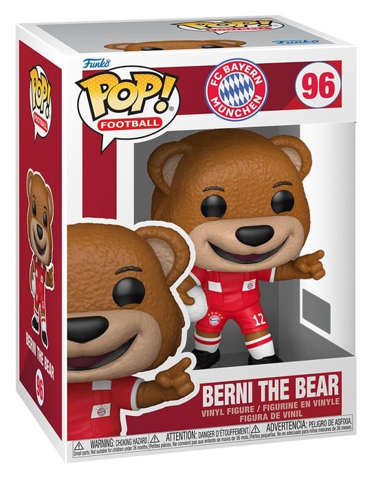 FC Bayern München POP! Football Vinyl Figur Berni der Bär 9 cm