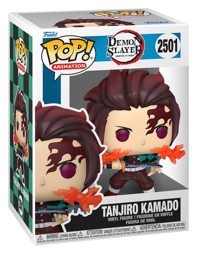 Demon Slayer: Kimetsu no Yaiba - The Movie POP! Animation Vinyl Figur Tanjiro 9 cm