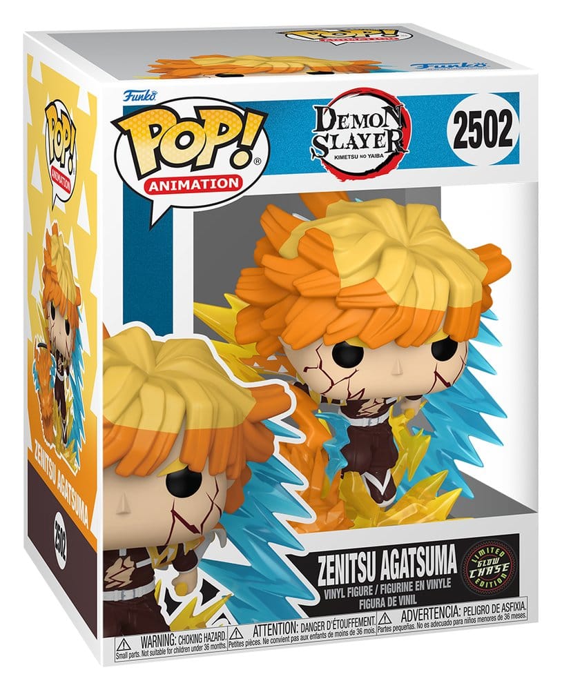 Demon Slayer: Kimetsu no Yaiba POP! Premium Vinyl Figur Zenitsu with Chase (Glow) 9 cm Sortiment (3) 