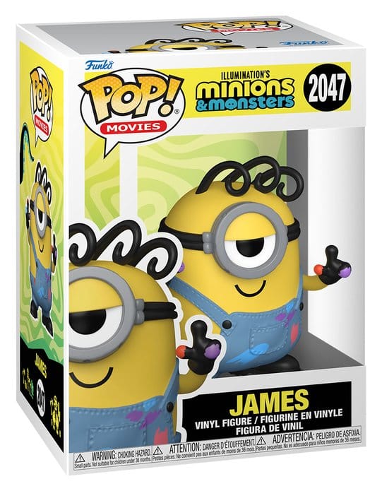 Minions 3 POP! Rocks Vinyl Figur James 9 cm