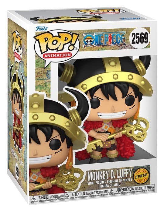 One Piece POP! Animation Vinyl Figuren Luffy w/Chase 9 cm Sortiment (6)