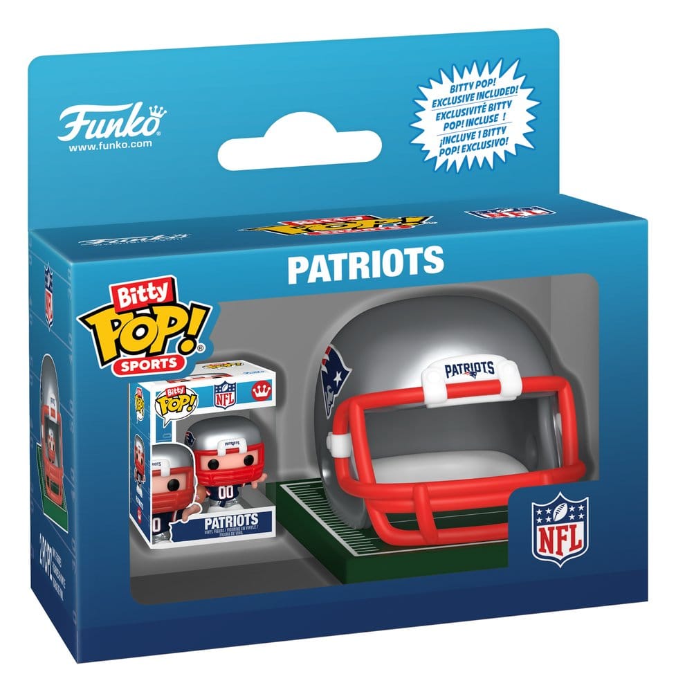 NFL Bitty POP! Helmets Vinyl Figuren AFC Series 1 Sortiment (12)