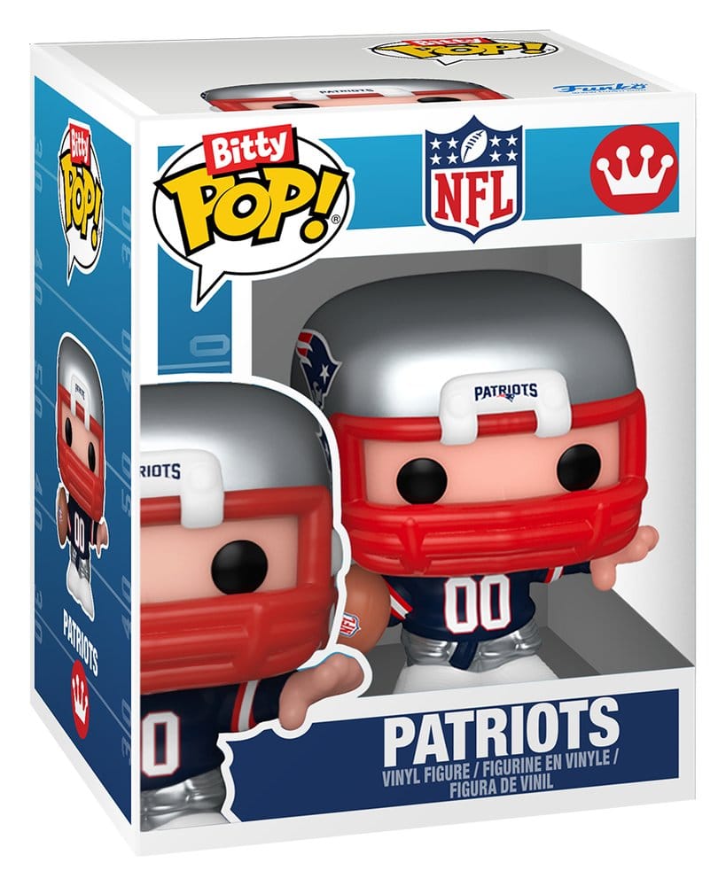 NFL Bitty POP! Helmets Vinyl Figuren AFC Series 1 Sortiment (12)
