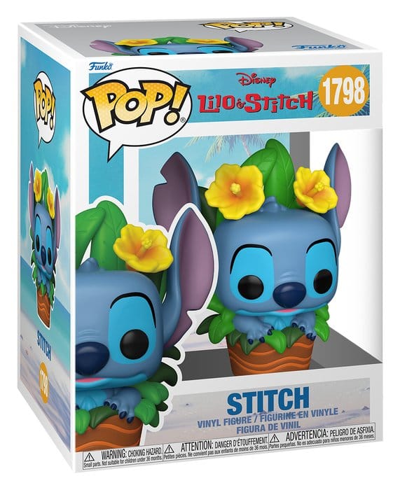 Lilo & Stitch POP! Premium Vinyl Figur Stitch (Plants) 9 cm